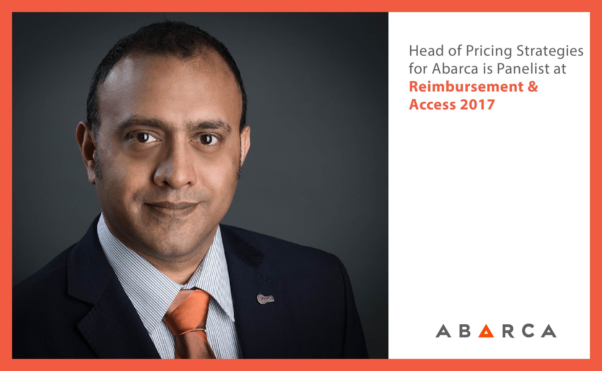 Abarca's Head of Pricing Strategies, Samir Mistry, is a panelist at Reimbursement & Access 2017