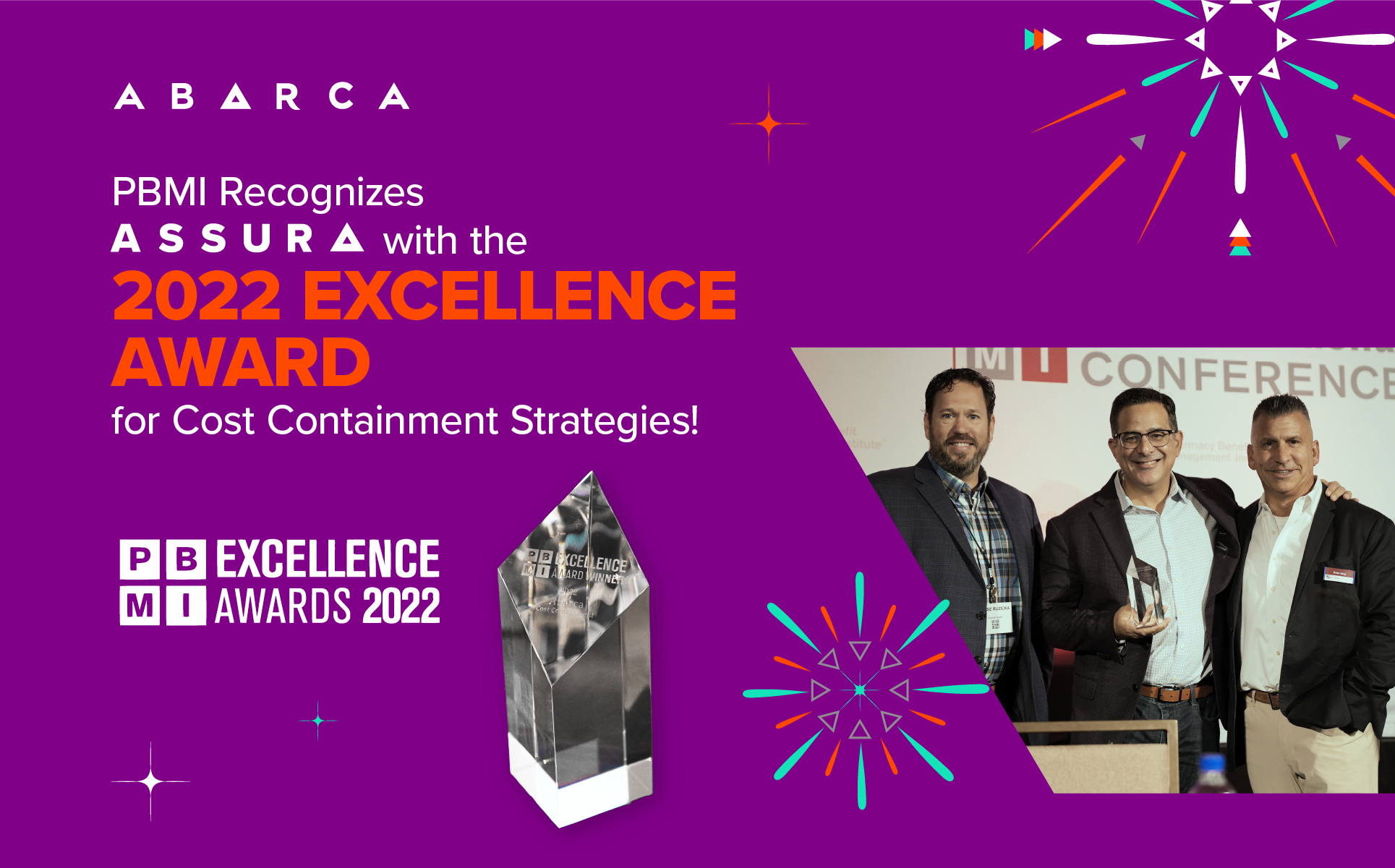 Abarca's financial model Assura receives PBMI Excellence Award for Cost Containment Strategies